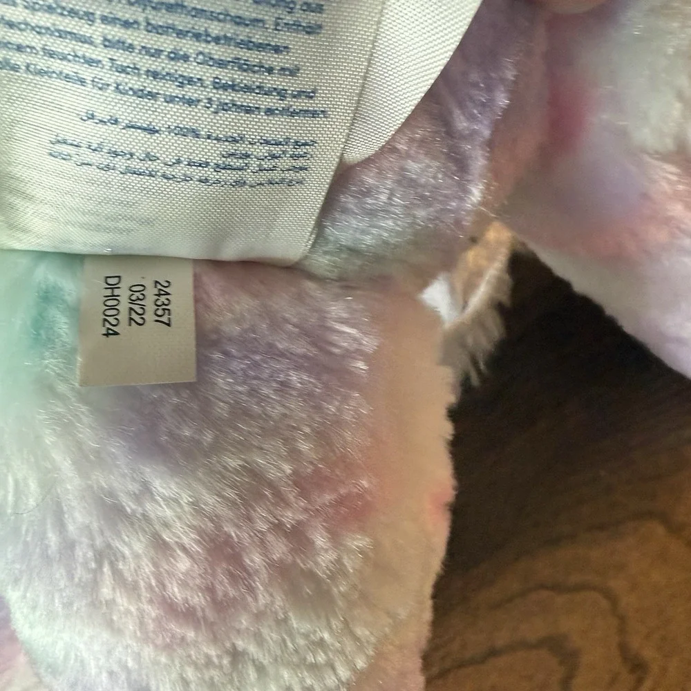 Build A Bear Pastel Sherbet Swirl Kitty Cat Purple Pink Blue 16